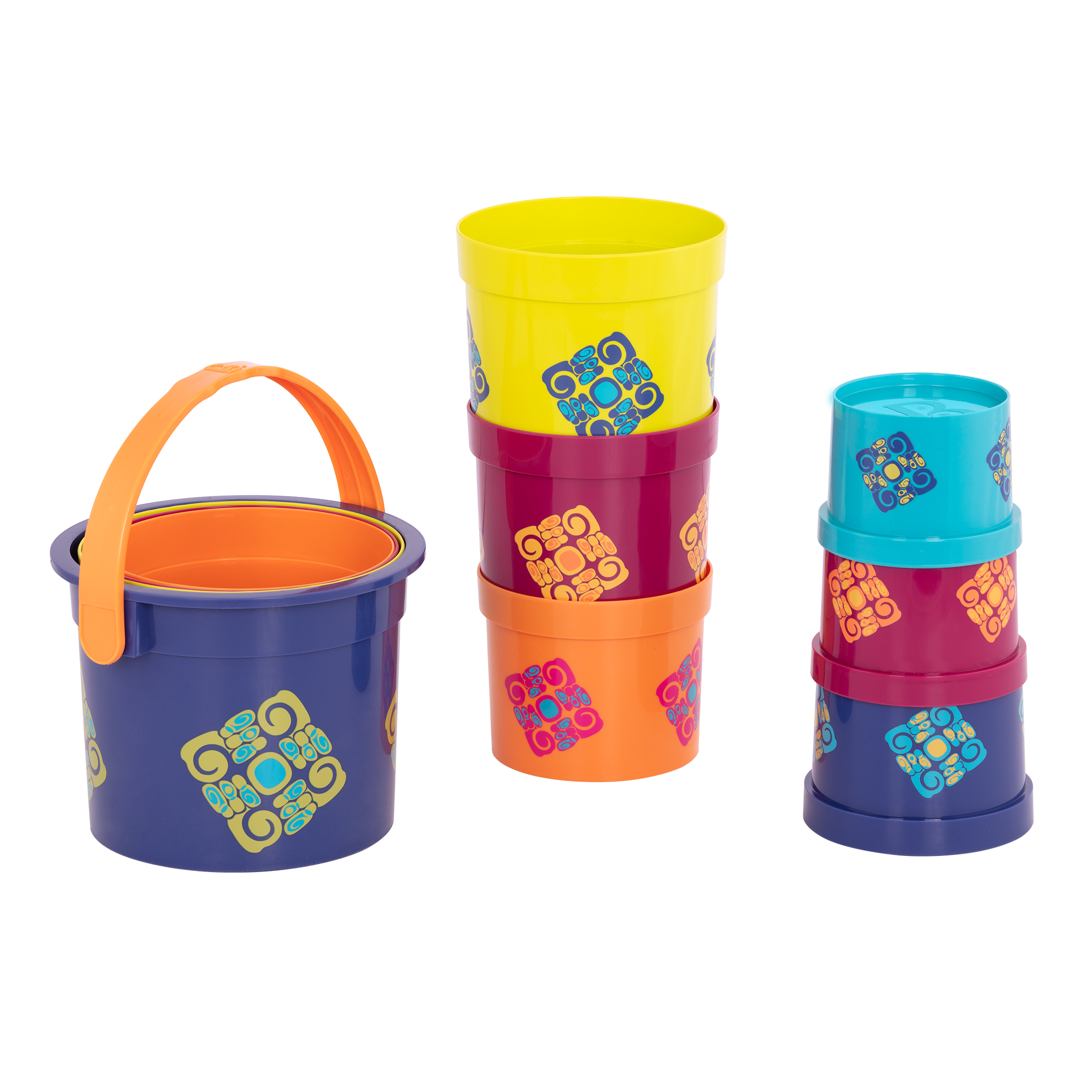 Bazillion Buckets stacking cups