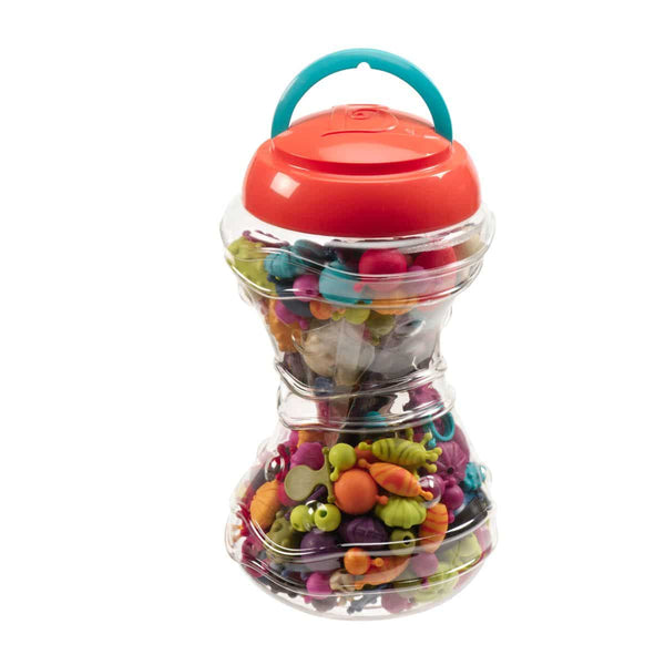 B Toys Pop Beads Pop-Arty! 300 Pcs Jewellery Making Kit Toys –