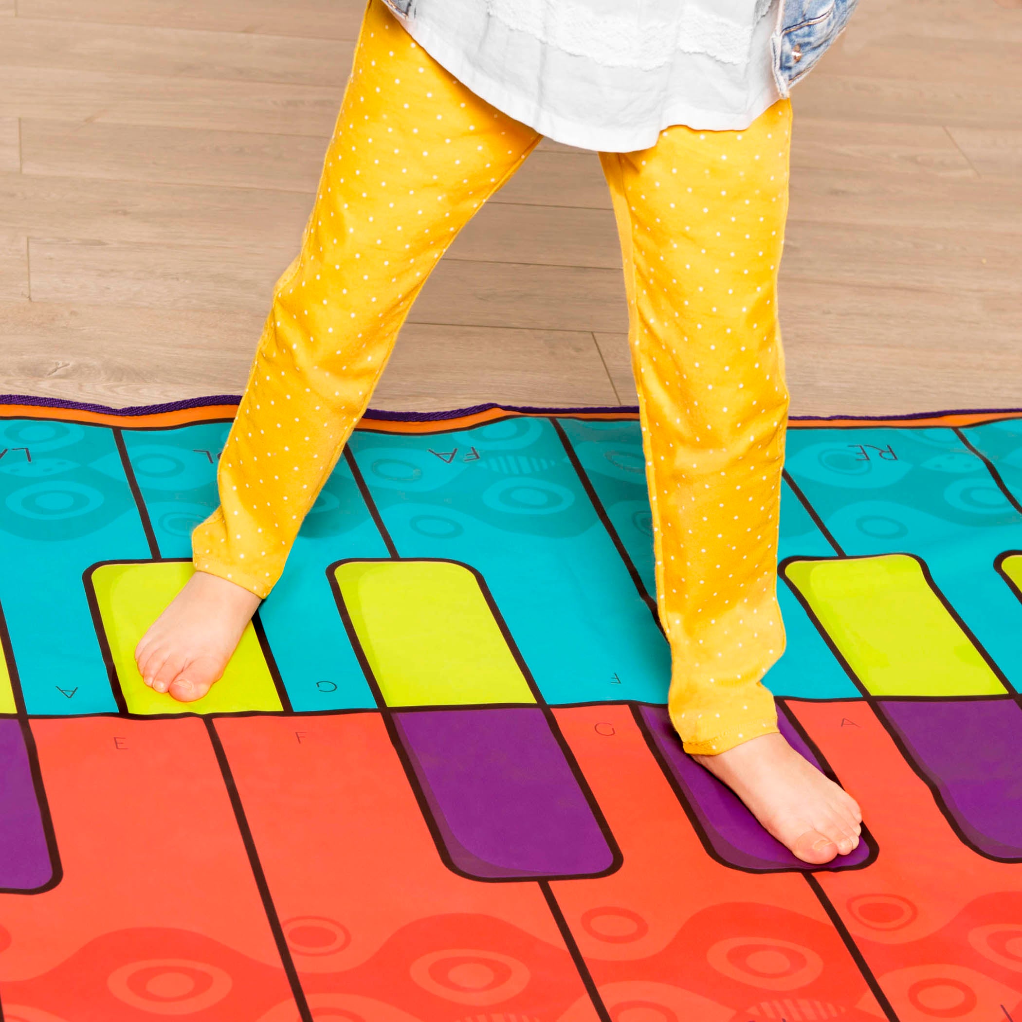 Piano dance mat.