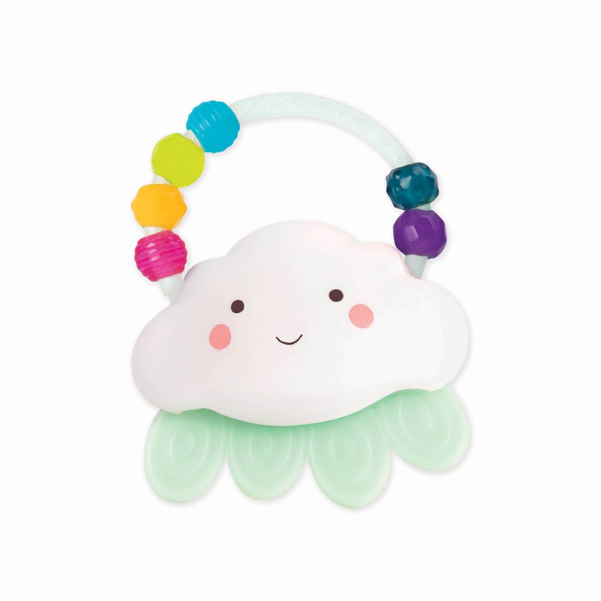 Light-up baby cloud rattle