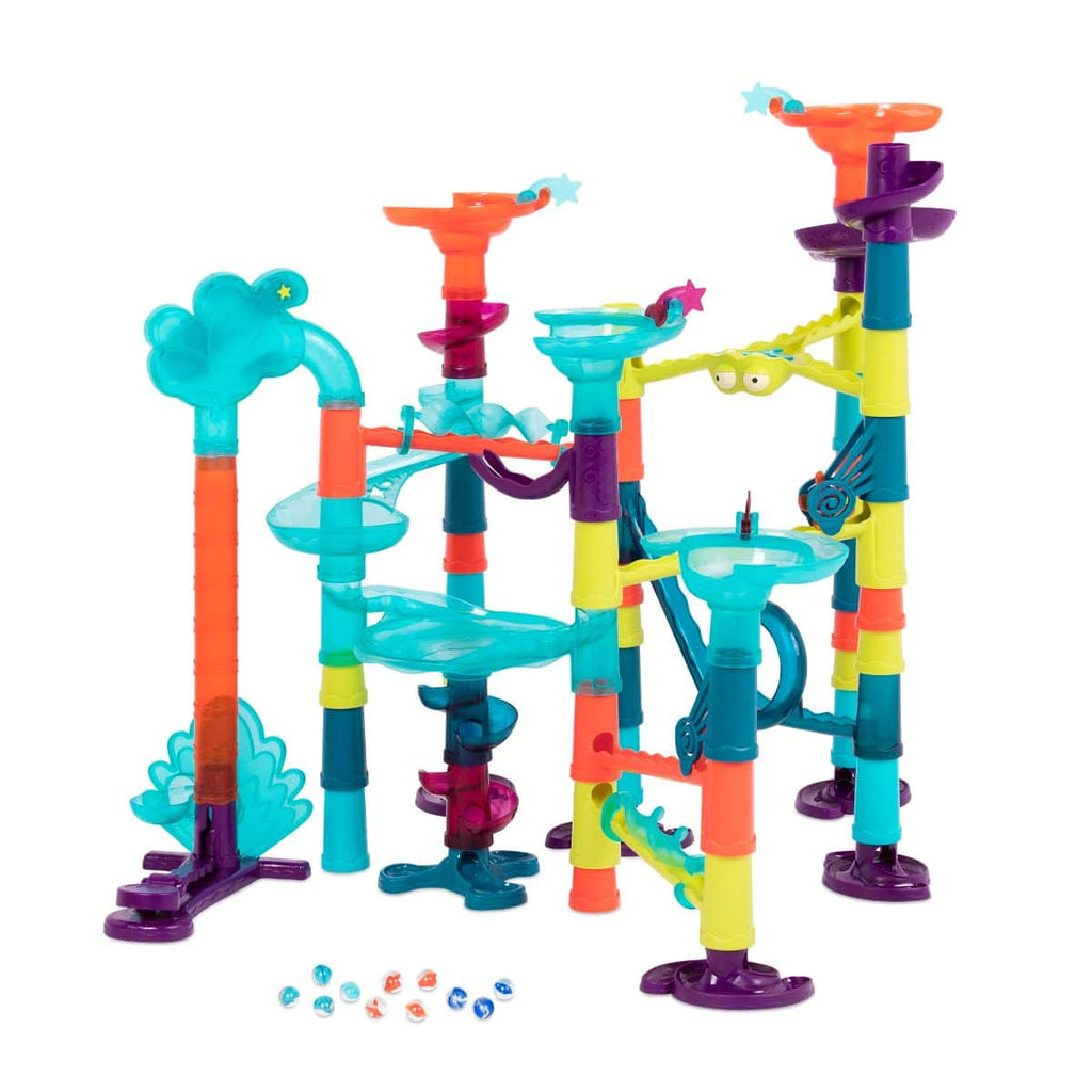 Marble-palooza Deluxe - 62 Pieces | Marble Run Set | B. toys – B