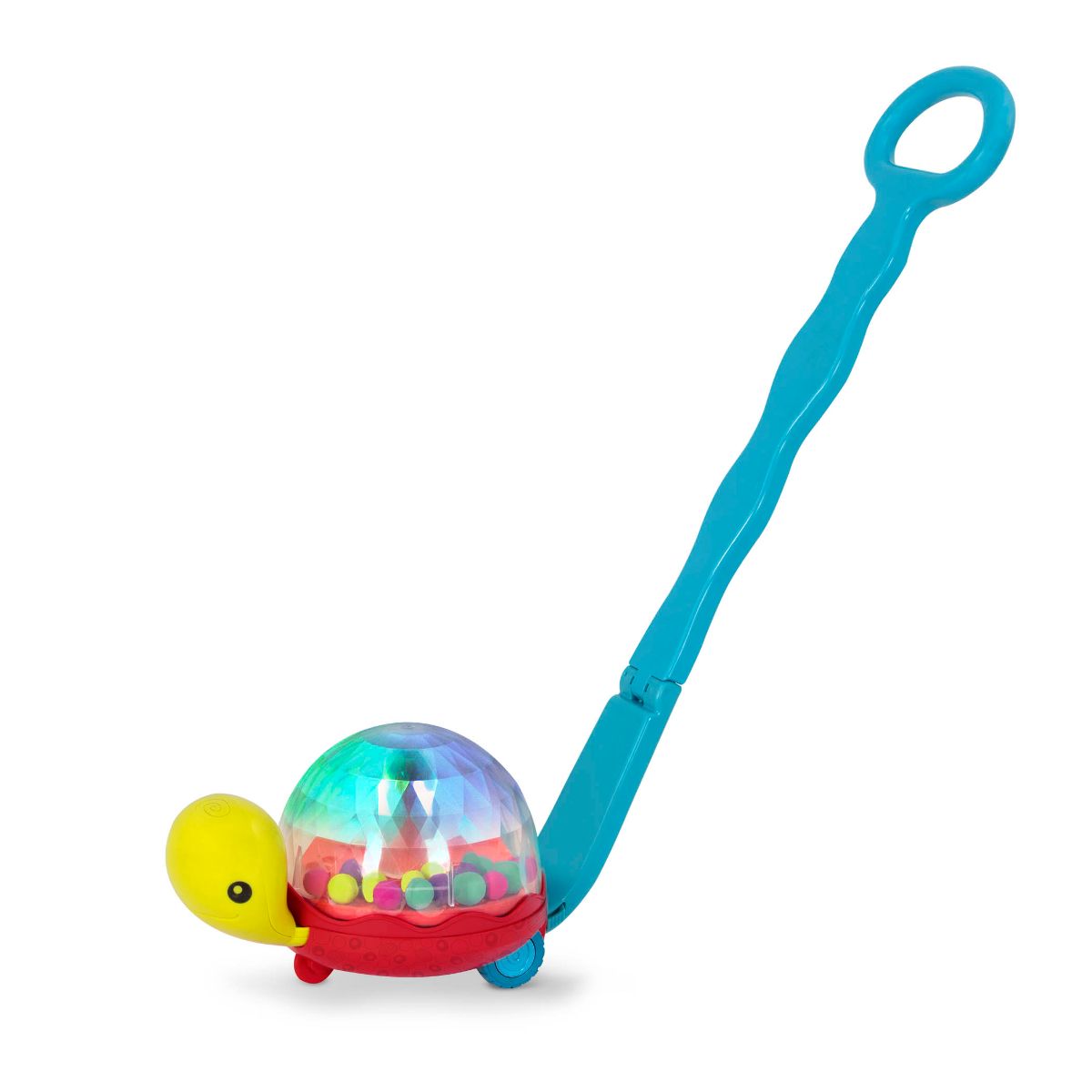 Light-up turtle walker and popper