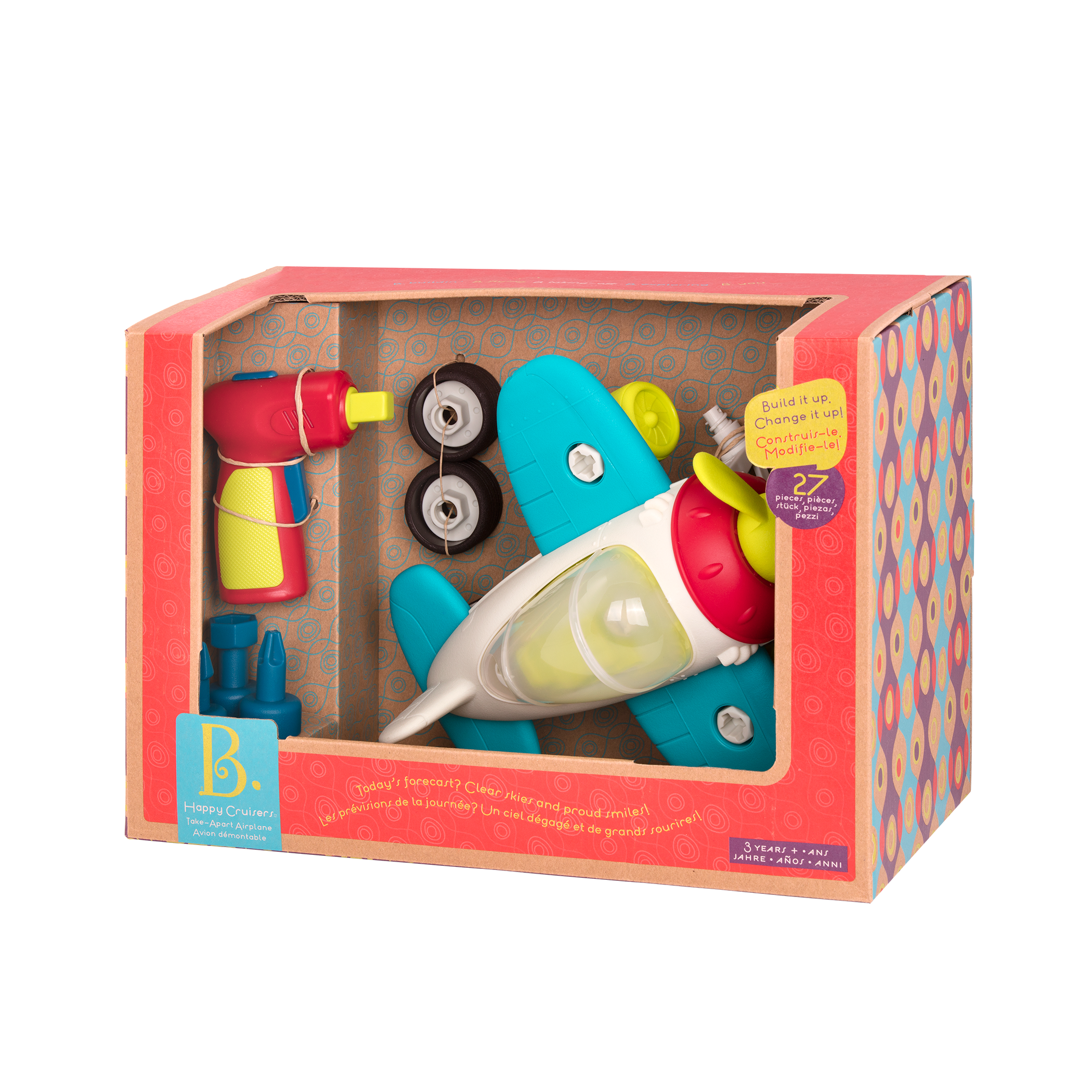 Take-apart airplane.