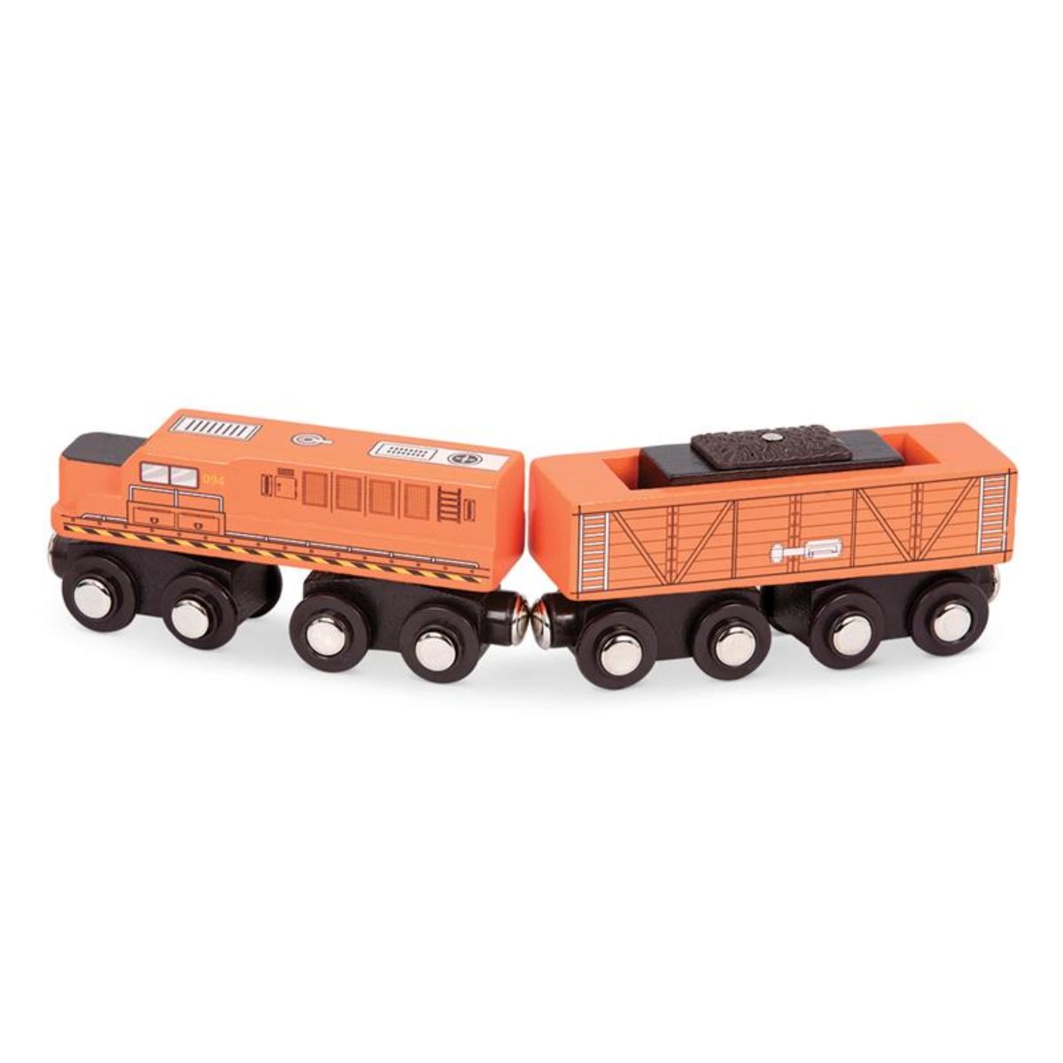 Wooden trains.