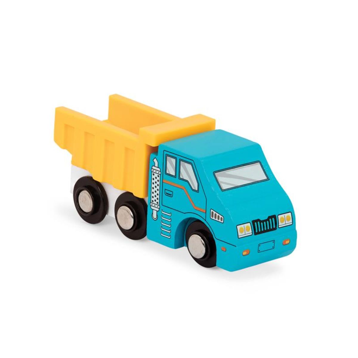 Wooden vehicles.