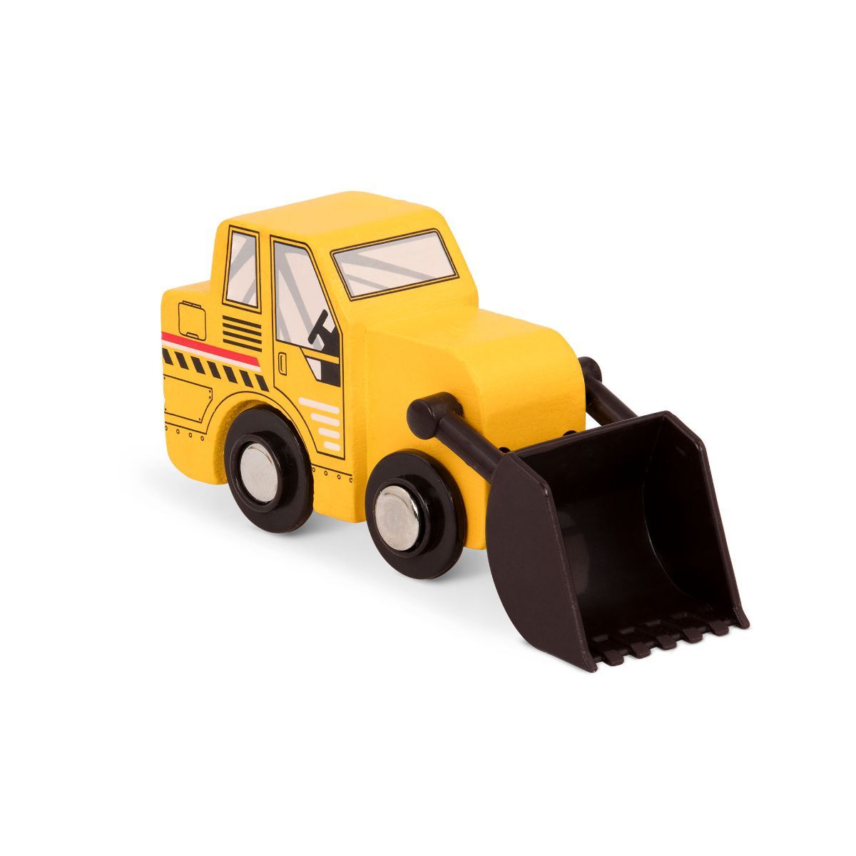 Wooden vehicles.