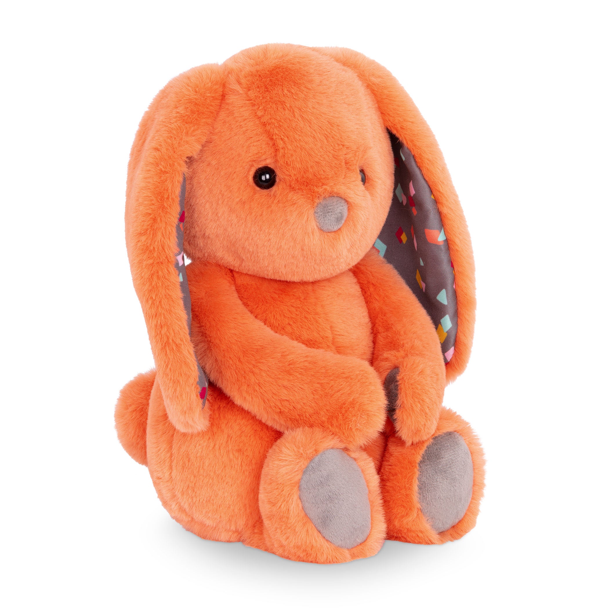 Orange plush bunny.