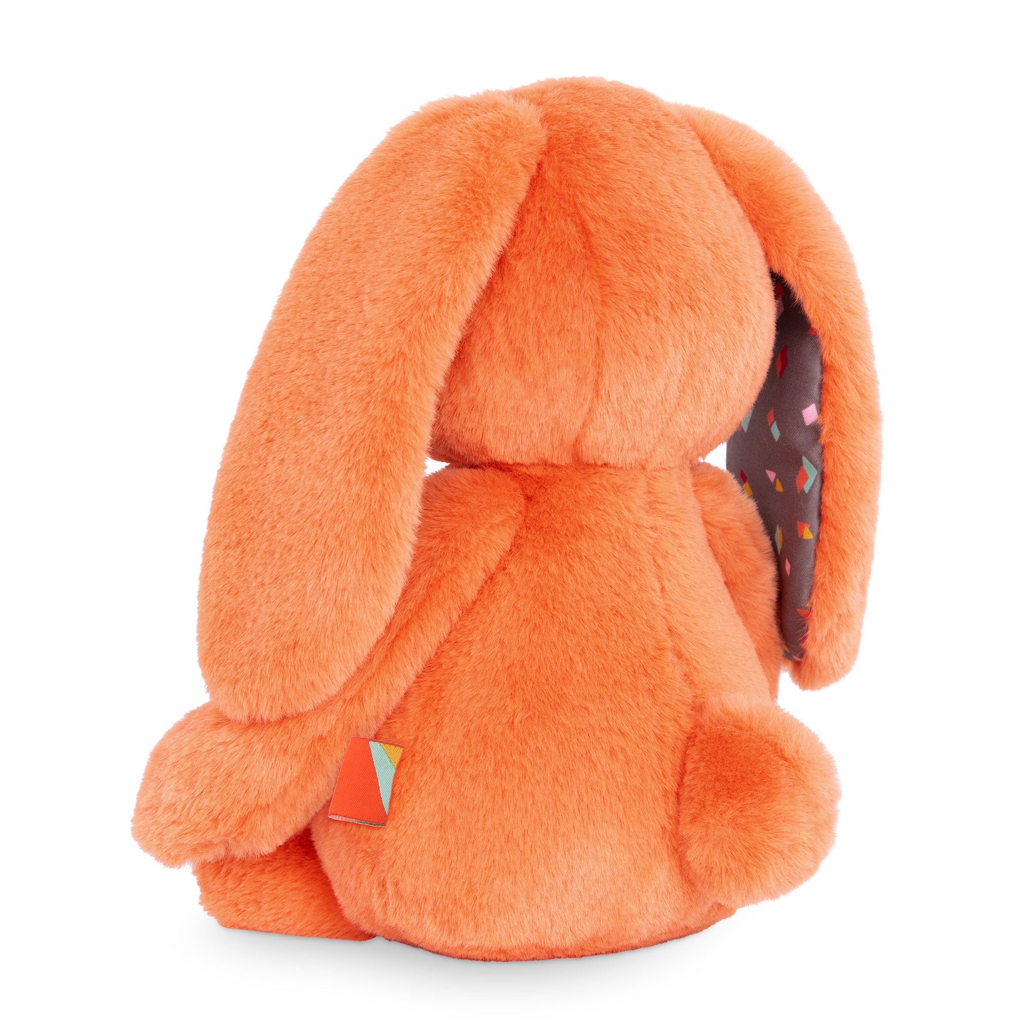 Orange plush bunny.