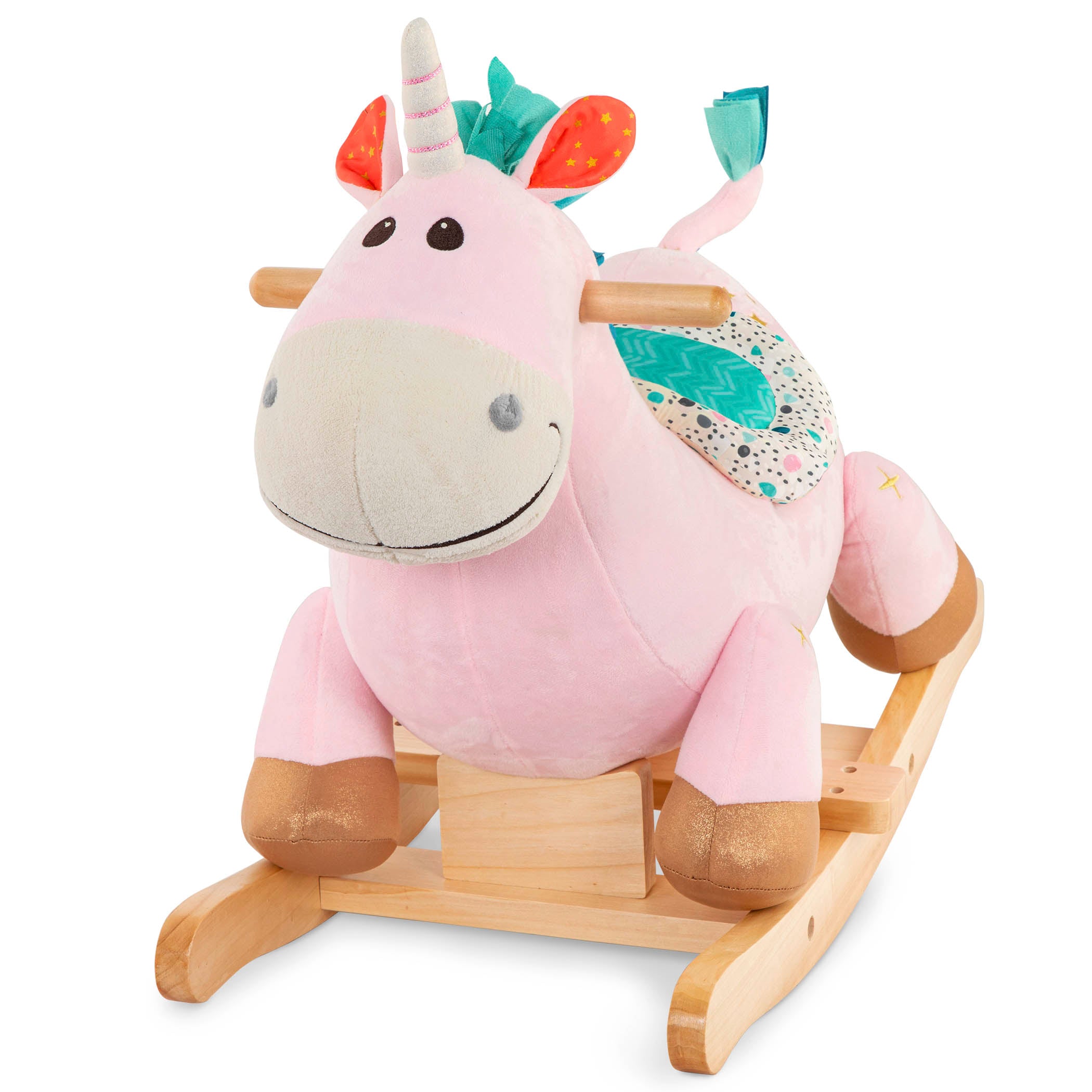 Unicorn rocking toy.