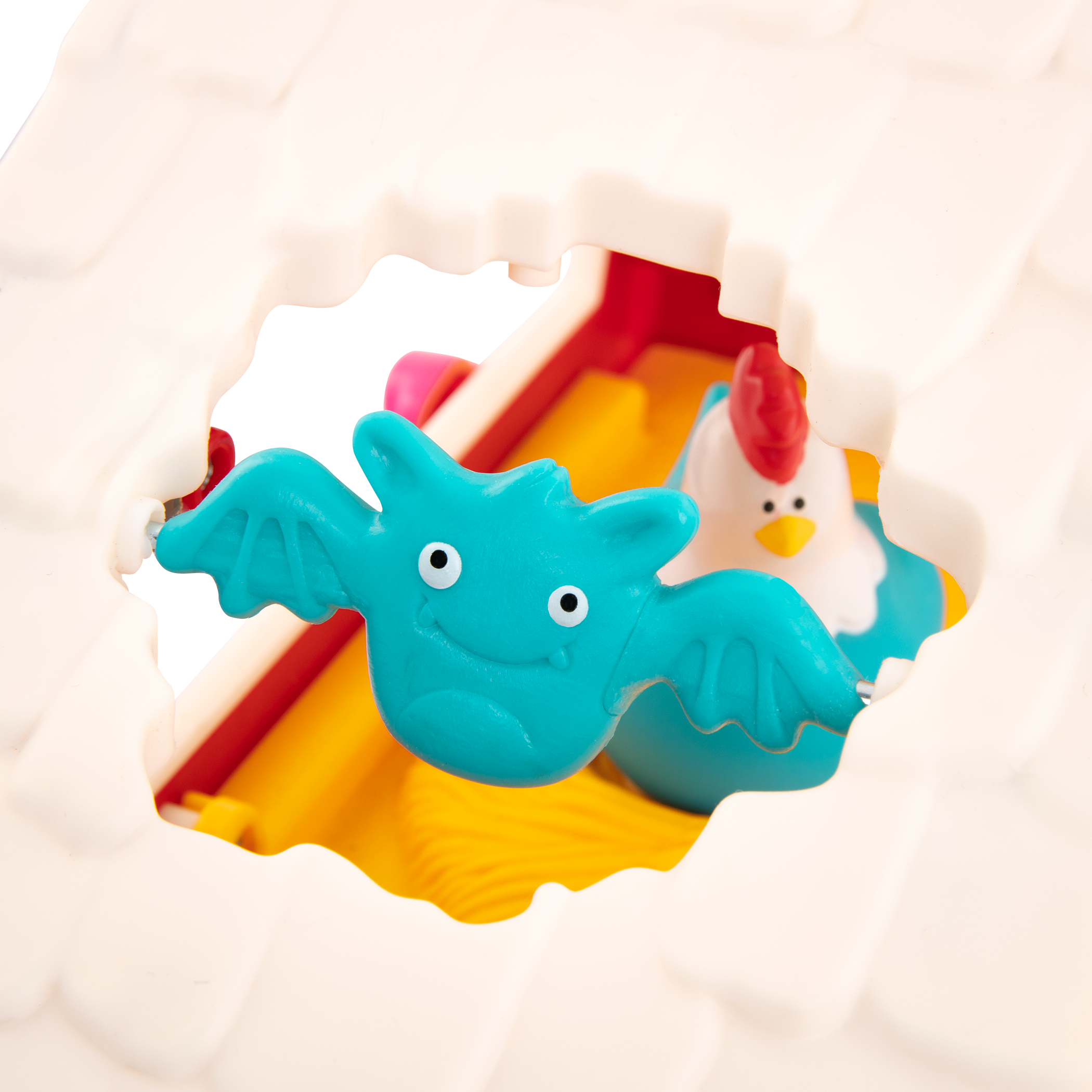 Toy barn with animals.