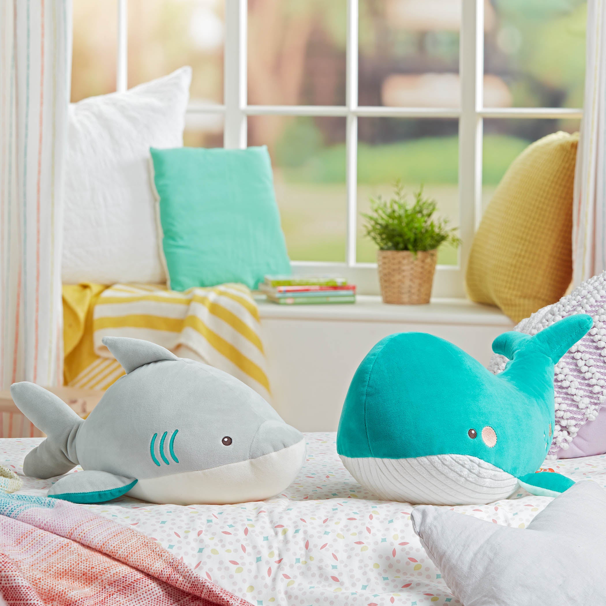 Plush whale
