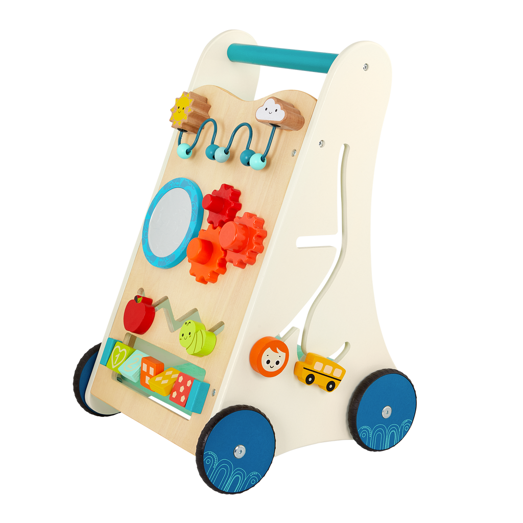 Little Learning Steps Wooden Activity Walker toys –