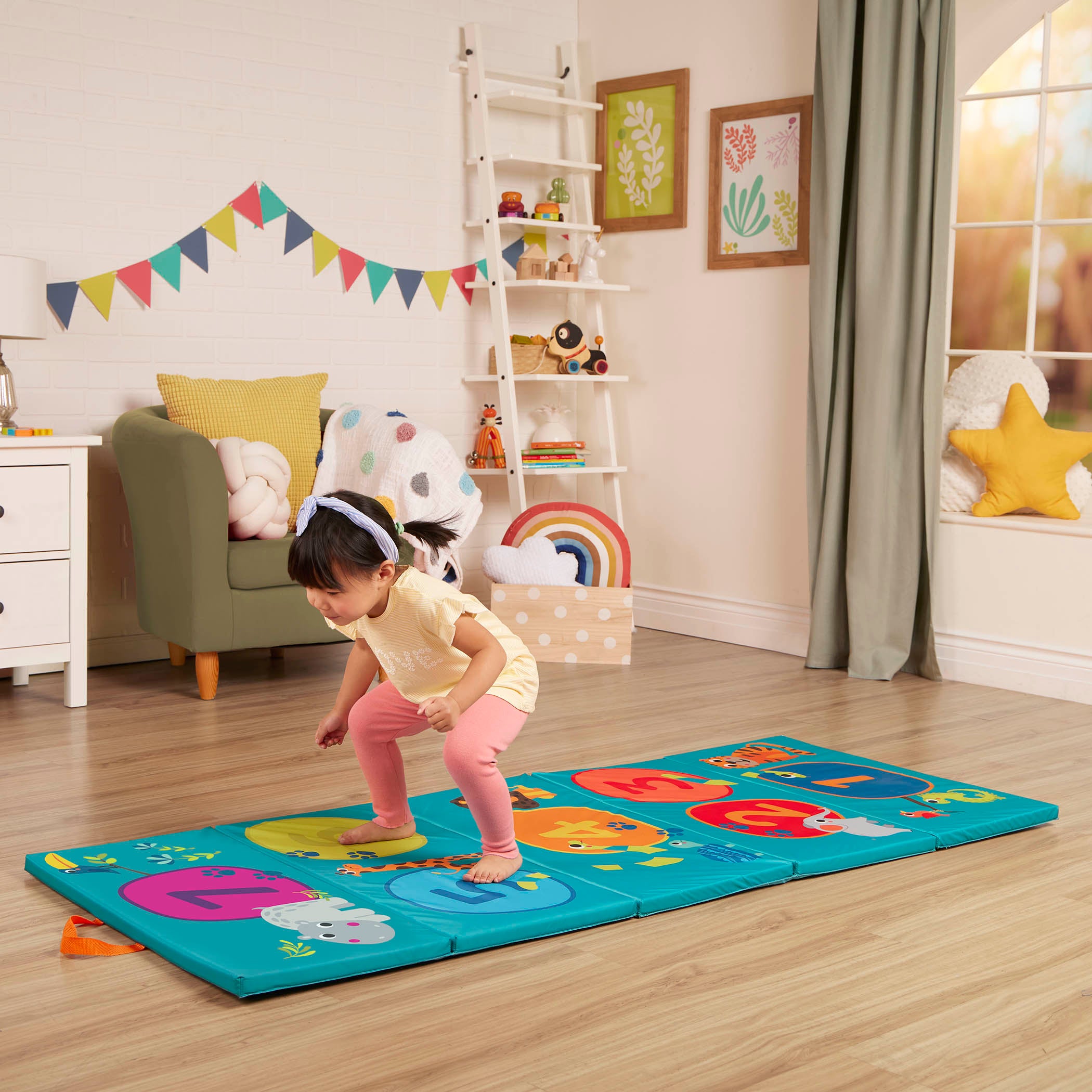 Tumbling mat for kids.