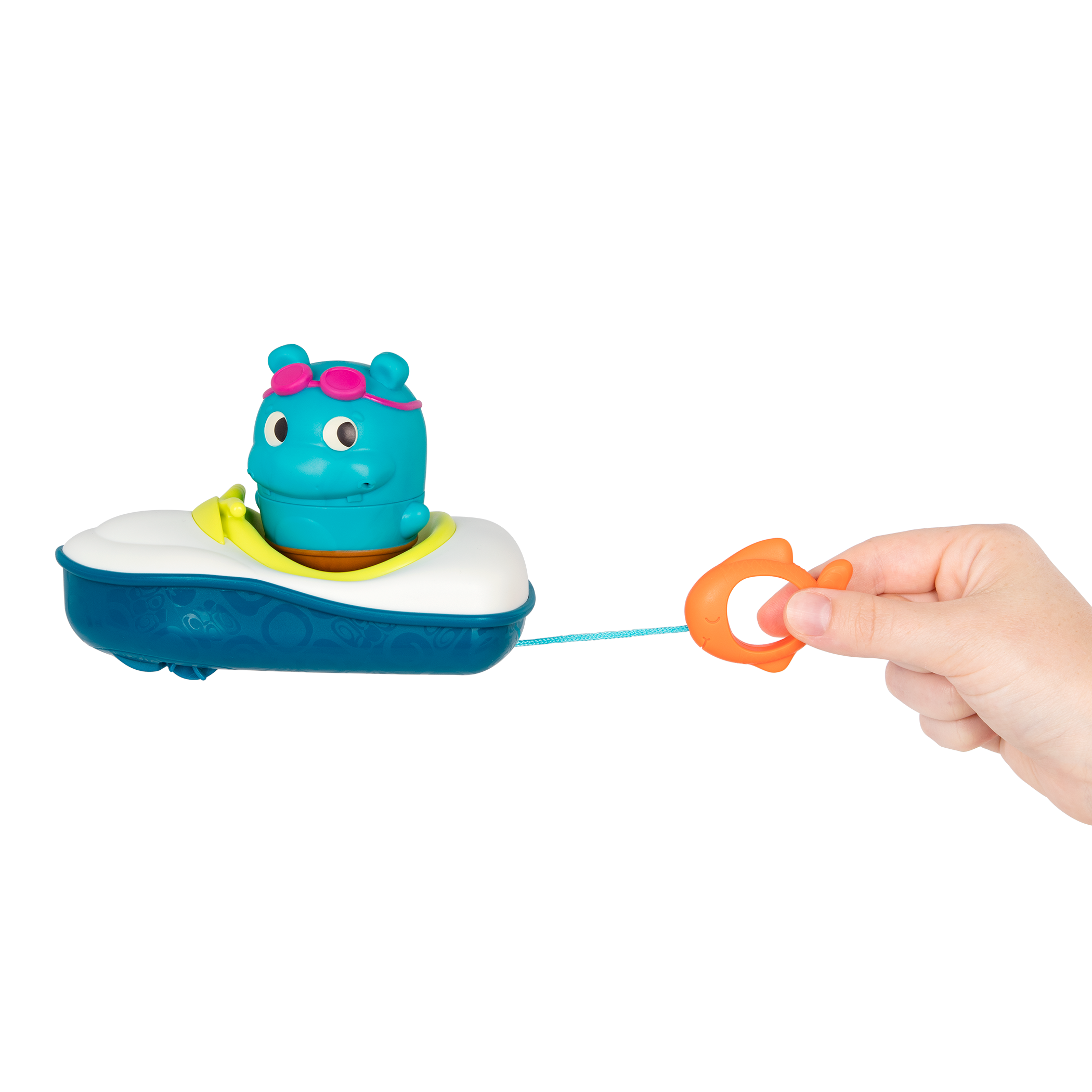 Baby bath toys hippo squirt and boat