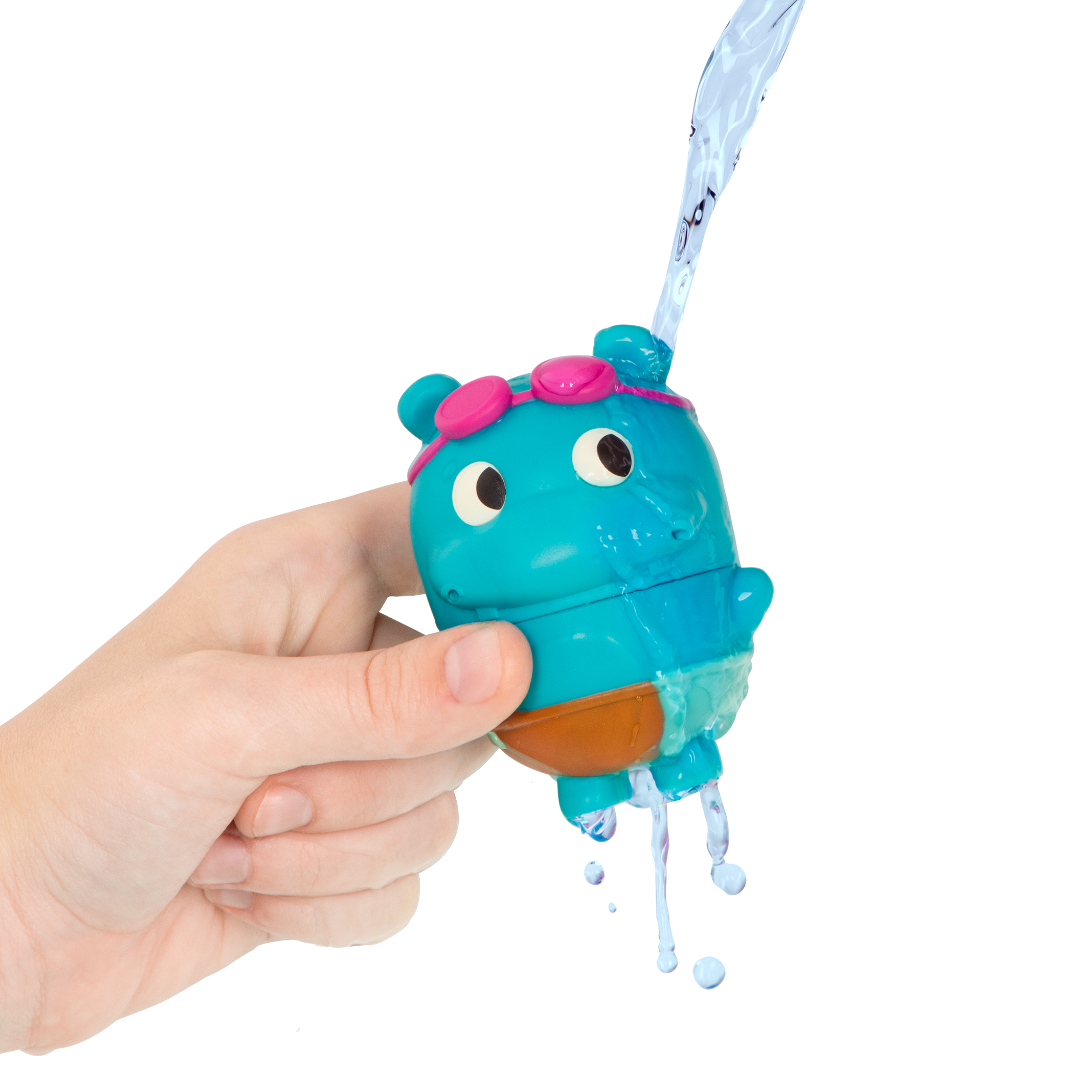 Baby bath toys hippo squirt and boat