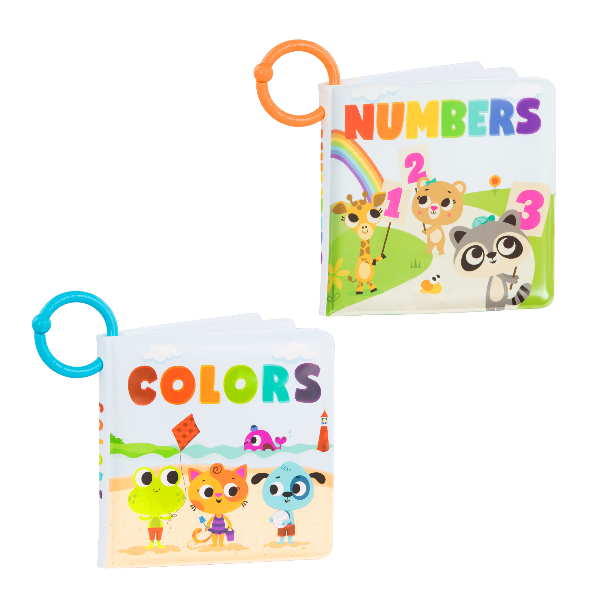 Waterproof bath book for babies numbers colors