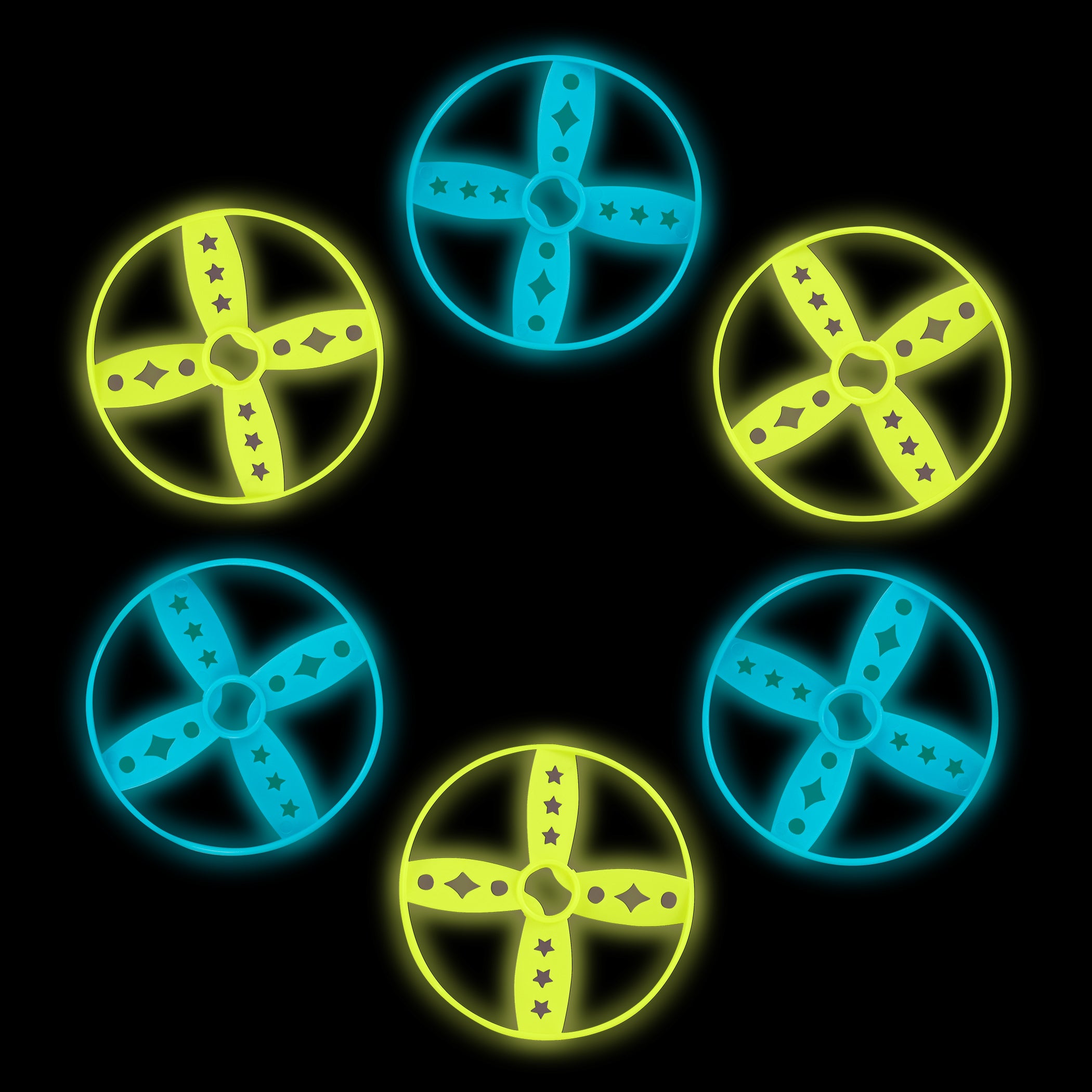 Light-up disc launcher toy