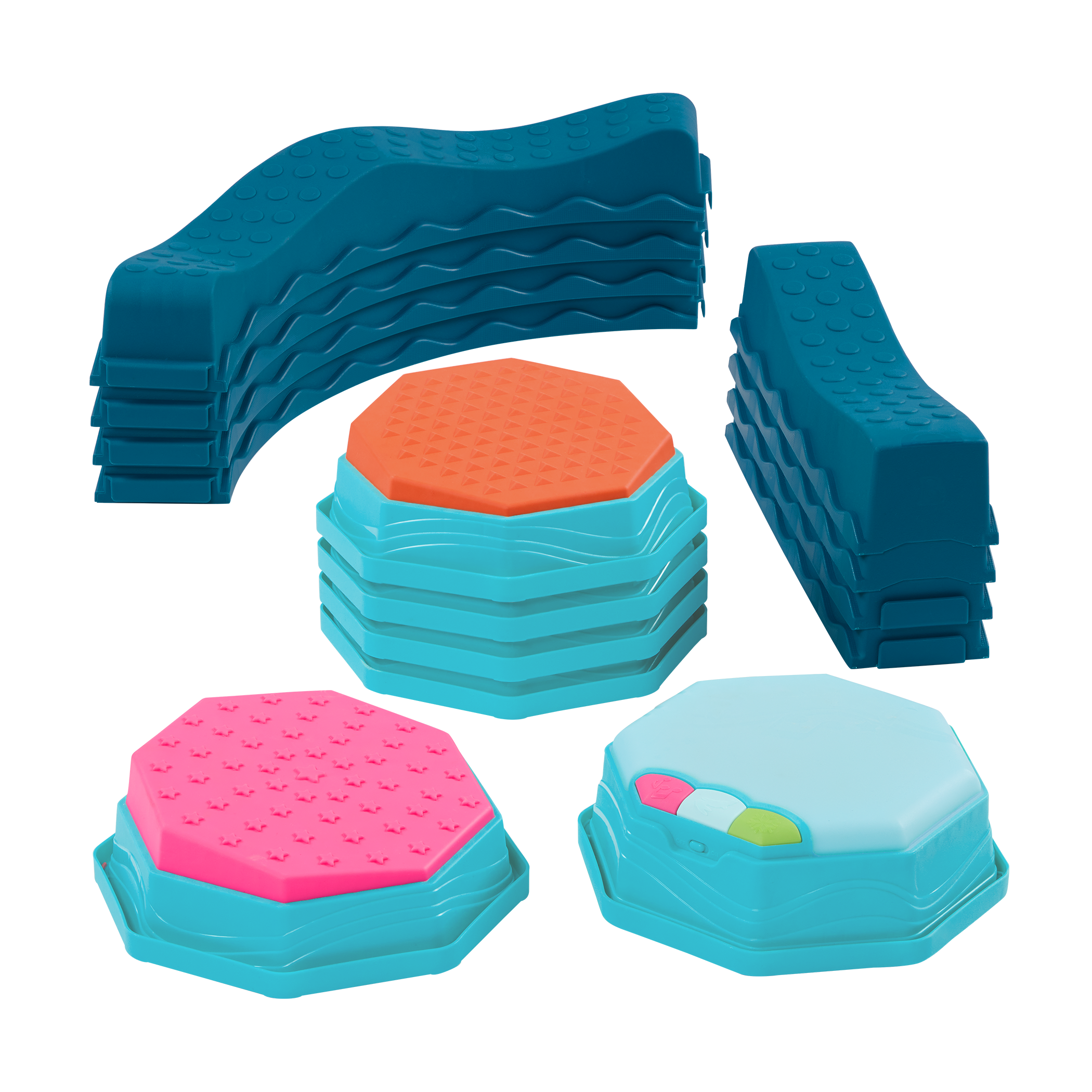 Musical balance beam set for toddlers and kids