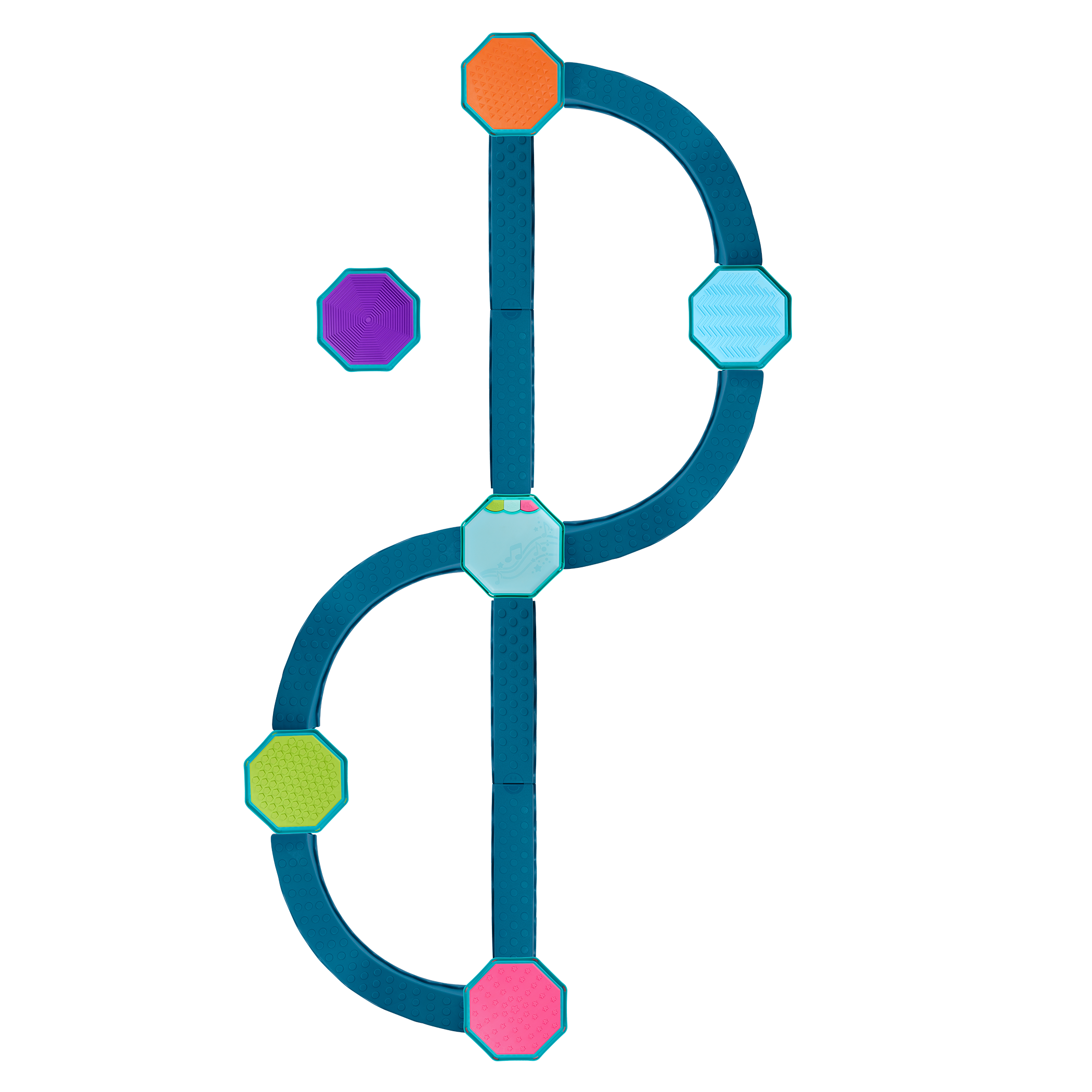 Musical balance beam set for toddlers and kids