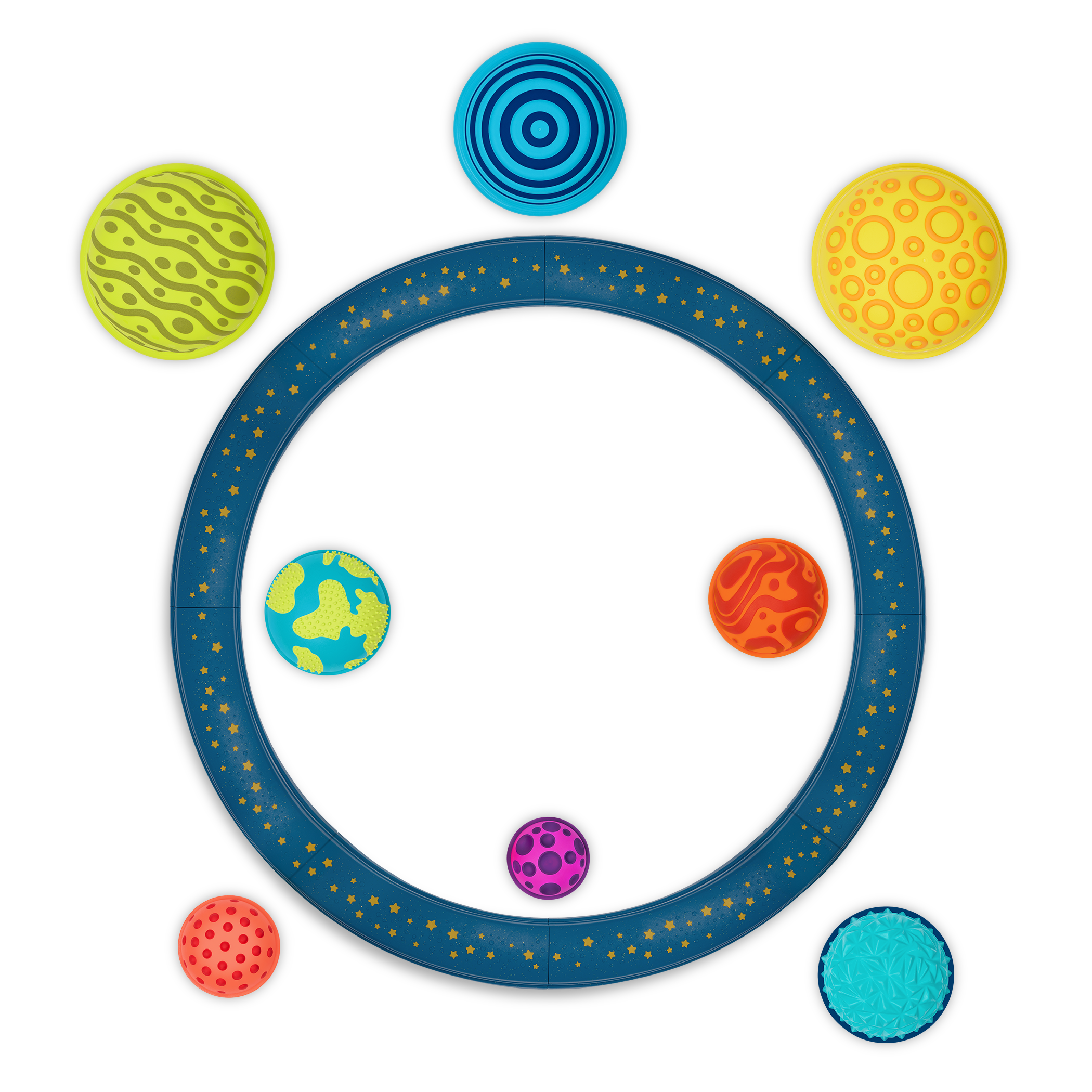 Solar system balance beams for kids