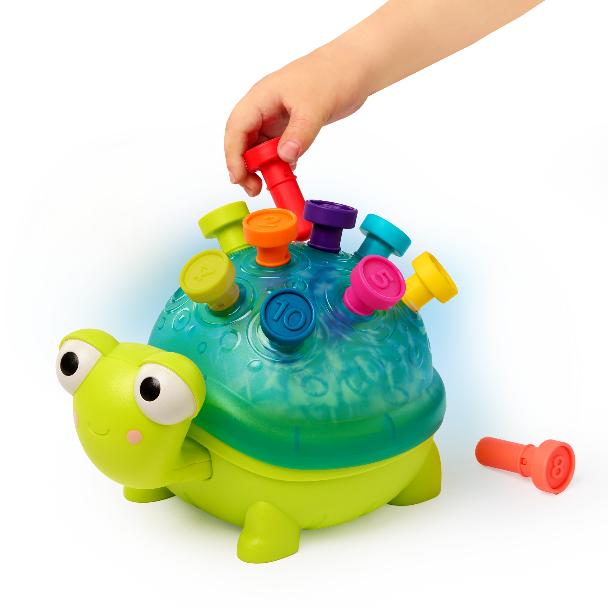 Tatching Toy Teaching Turtle | Counting Peg Toy | B. toys ā B.toys Australia