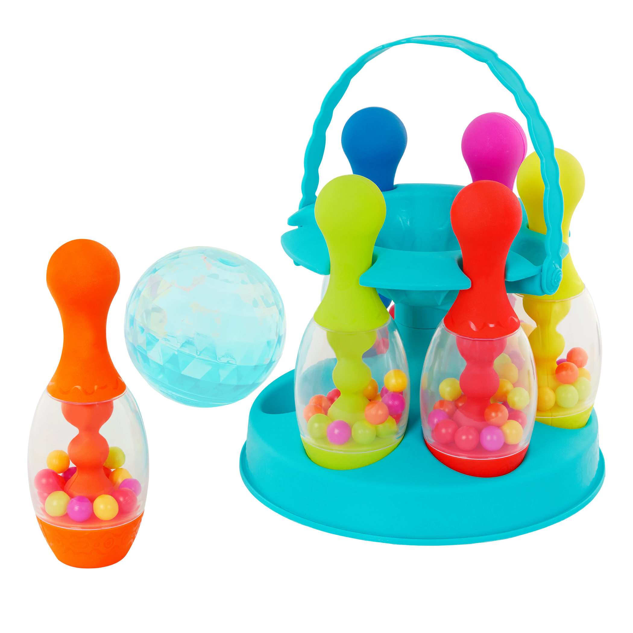 Toy bowling set.