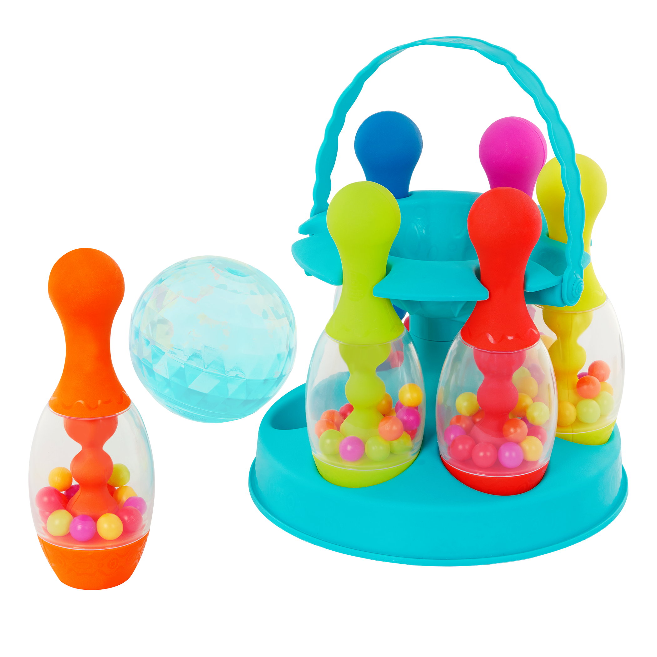 Let's Glow Bowling! – Orange | Jeu de quilles | B. toys – B. toys Canada Let's Glow Bowling! – Orange | Jeu de quilles | B. toys – B. toys Canada