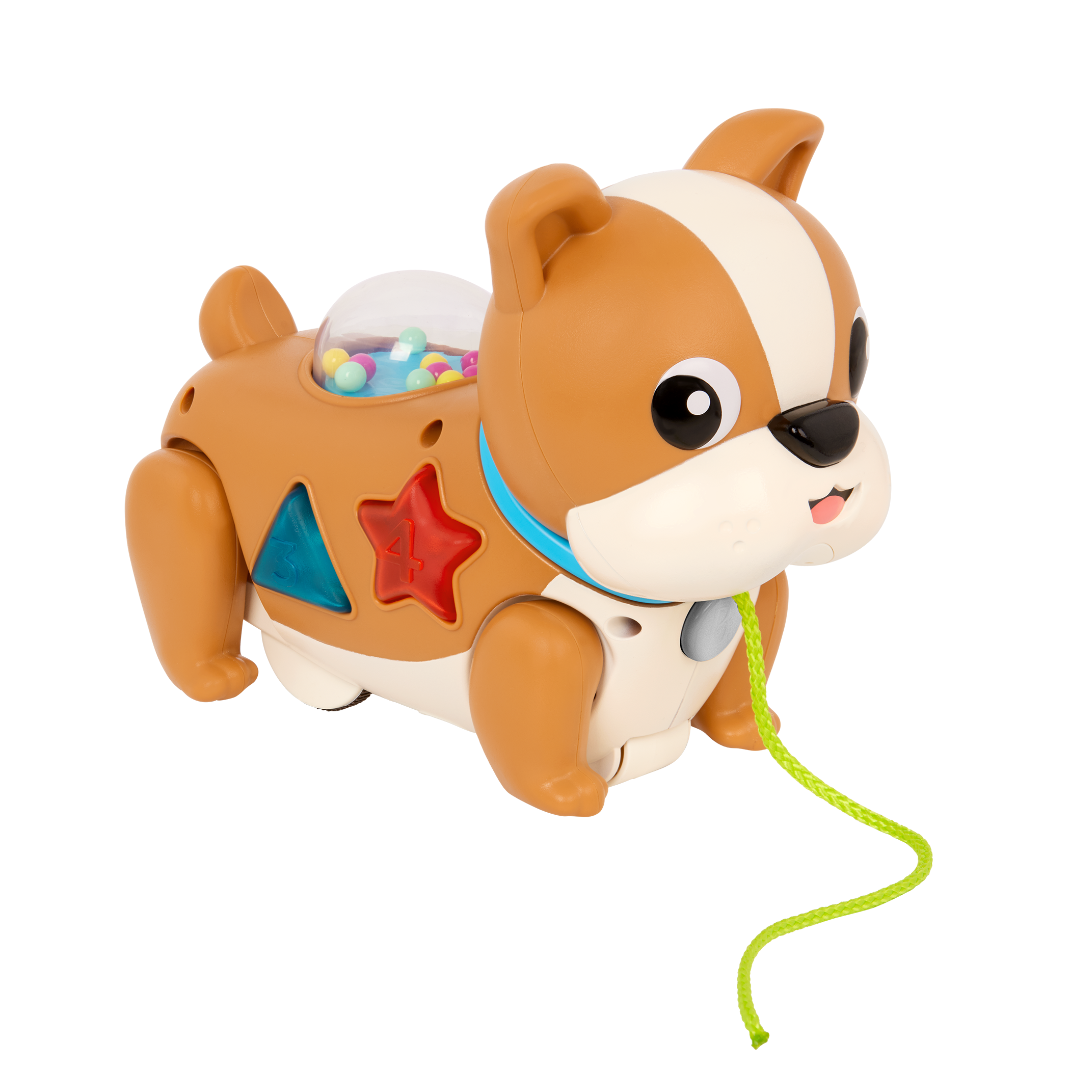 Pull toy dog with lights and sounds learning walking